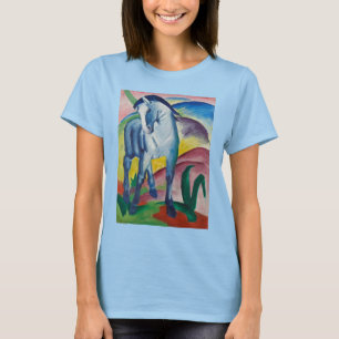 Blue Horse by Franz Marc, Vintage Fine Art T-Shirt