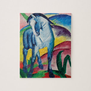 Blue Horse I by Franz Marc Jigsaw Puzzle