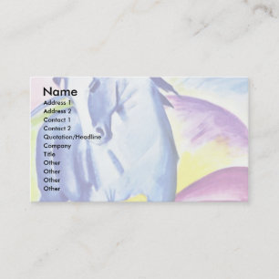 Blue Horse I By Marc Franz Business Card