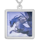 Blue Horse Pendant