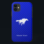 Blue Horse Racing Case-Mate iPhone Case<br><div class="desc">You will love this cool blue horse racing equestrian race horses jockey design. Great for gifts! Available on tee shirts, smart phone cases, mousepads, keychains, posters, cards, electronic covers, computer laptop / notebook sleeves, caps, mugs, and more! Visit our site for a custom gift case for Samsung Galaxy S3, iphone...</div>