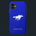 Blue Horse Racing Case-Mate iPhone Case<br><div class="desc">You will love this cool blue horse racing equestrian race horses jockey design. Great for gifts! Available on tee shirts, smart phone cases, mousepads, keychains, posters, cards, electronic covers, computer laptop / notebook sleeves, caps, mugs, and more! Visit our site for a custom gift case for Samsung Galaxy S3, iphone...</div>