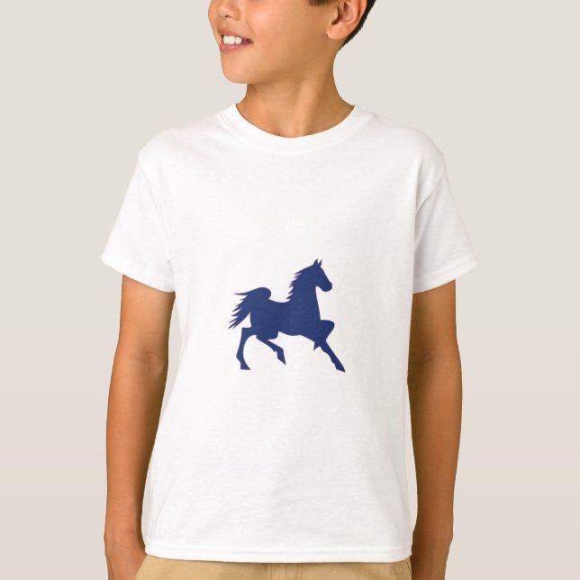 Blue Horse T-Shirt (Front)