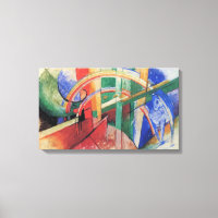 Blue Horse with Rainbow by Franz Marc