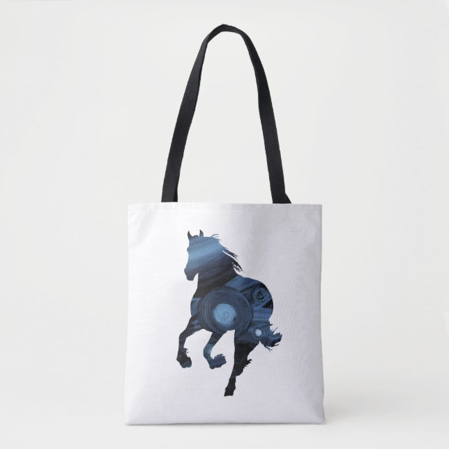 Blue Horses tote (Front)