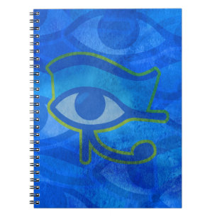 Blue Horus Eye Notebook