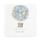 Blue Hot Air Balloon Boy Baby Shower