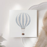 Blue Hot Air Balloon Paper Napkin<br><div class="desc">Add a finishing touch to your baby shower decor with this hot air balloon napkin.</div>