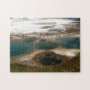 Blue Hot Springs Yellowstone Jigsaw Puzzle
