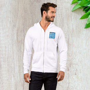 Blue Hotel Building Vintage City Architecture Hoodie