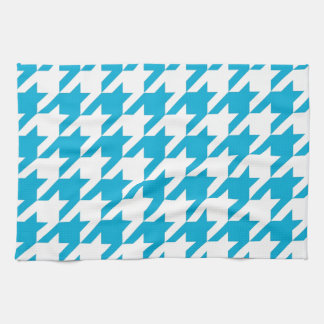 Blue Houndstooth Tea Towel