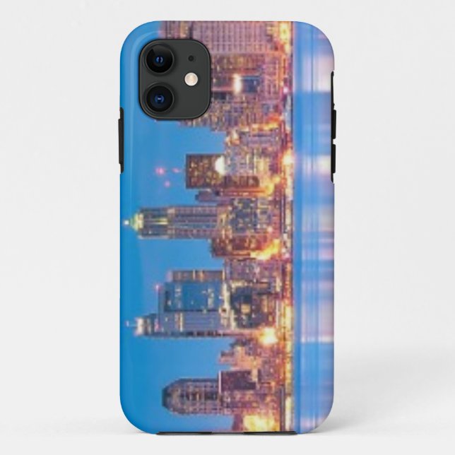 Blue hour view of downtown Seattle Case-Mate iPhone Case (Back)