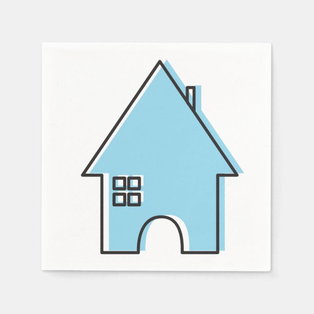 Blue House napkins (Front)