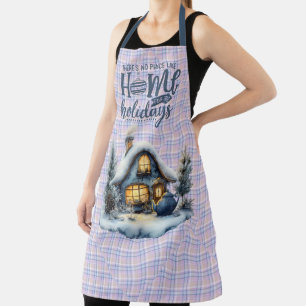 Blue House No Place Like Home Apron
