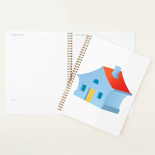 Blue House Spiral Planner
