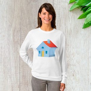 Blue House Womens Long-Sleeve T-Shirt