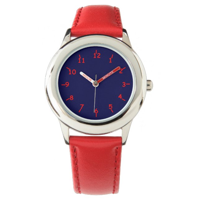 Blue Hue Red Too Watch (Front)