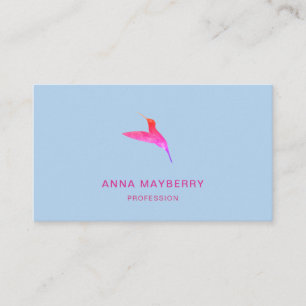 Blue Hummingbird Business Card