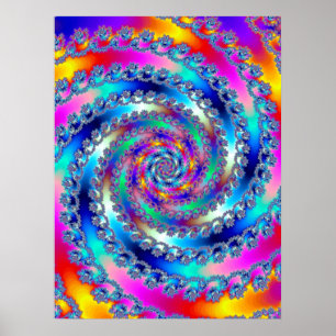 Blue Hurricane I Poster