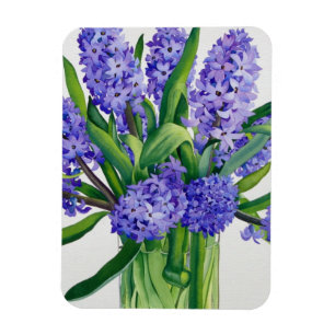 Blue Hyacinths Magnet