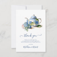 Blue Hydrangea Baby Shower Tea Party
