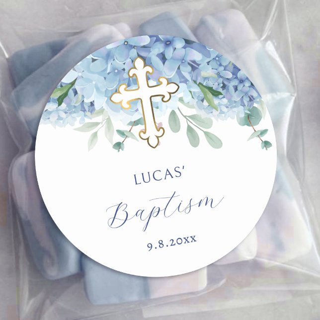 Blue Hydrangea Baptism Sticker (Creator Uploaded)