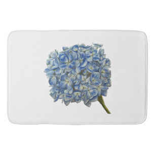 Blue Hydrangea Bath Mat