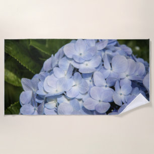 Blue Hydrangea Beach Towel