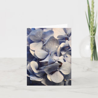 Blue Hydrangea Blank Notecards