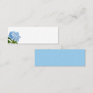 Blue Hydrangea Blank Place Card