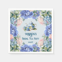 Blue Hydrangea Bridal Tea Party 