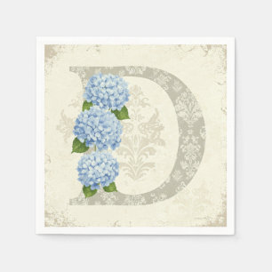 Blue Hydrangea, by Natasha Us Napkin