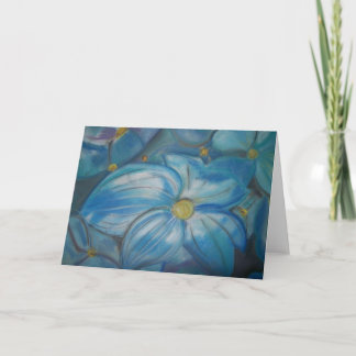 Blue Hydrangea Card