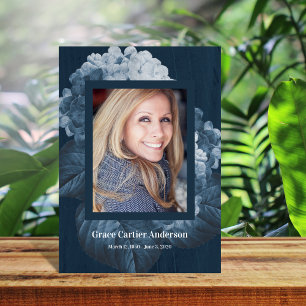 Blue Hydrangea Celebration of Life Program Programme