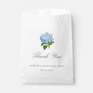 Blue Hydrangea Elegant Favour Bags