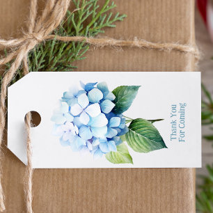 Blue Hydrangea Favor Tags & Gift Tags