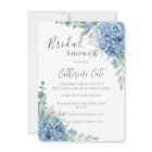 Blue Hydrangea Floral Bridal Shower