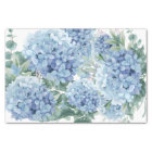 Blue hydrangea flowers