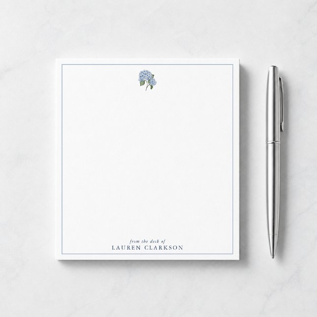 Blue Hydrangea From The Desk Notepad (Creator Uploaded)