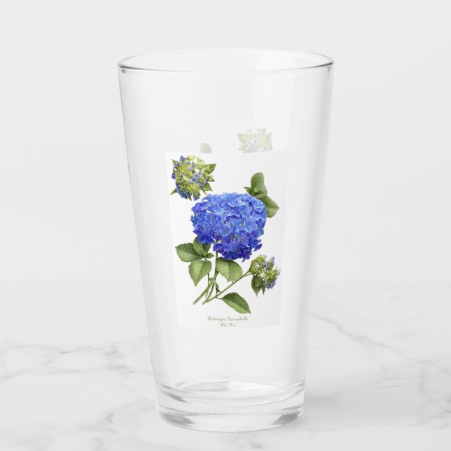 Blue Hydrangea Glass (Front)