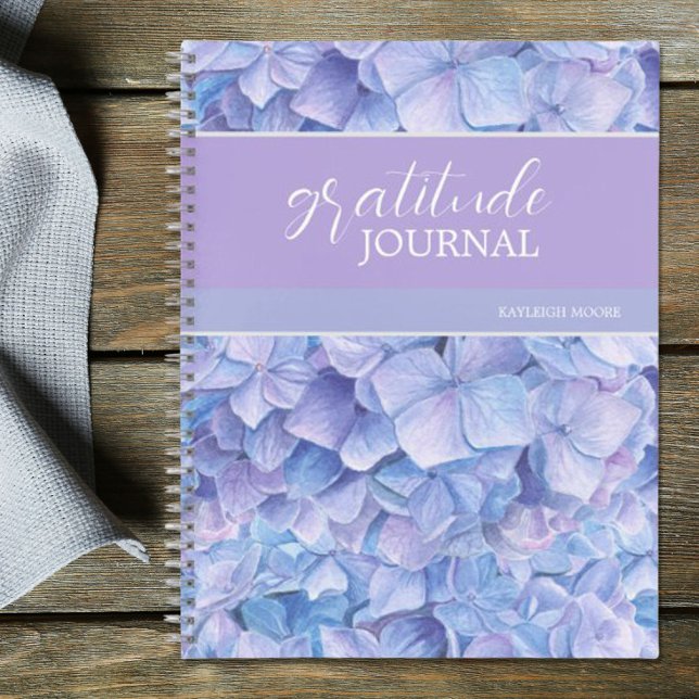 Blue Hydrangea Gratitude Journal (Creator Uploaded)