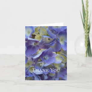 Blue Hydrangea Holiday Card