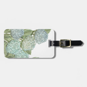 Blue Hydrangea Luggage Tag