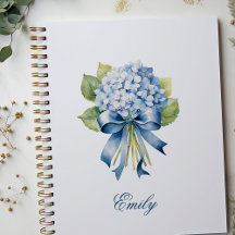 Blue Hydrangea Maid of Honour Proposal Planner