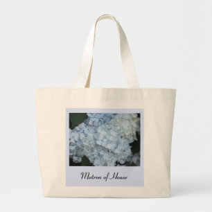Blue Hydrangea Matron of Honour Large Tote Bag