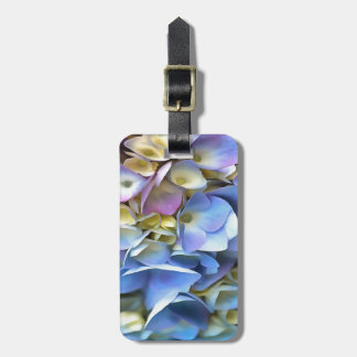 Blue Hydrangea Shrub Artistic Bossom Luggage Tag