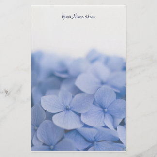 Blue Hydrangea Stationery