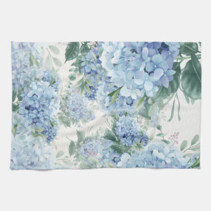 Blue Hydrangea Tea Towel