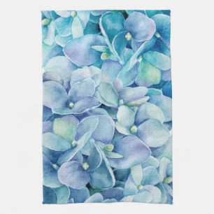 Blue Hydrangea Tea Towel