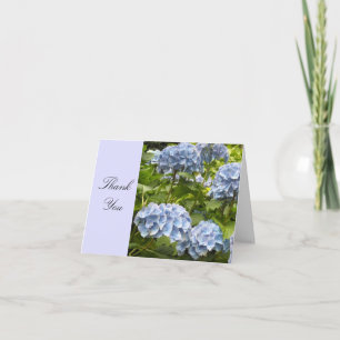 Blue Hydrangea Thank You Card